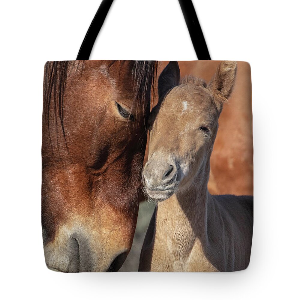 Joan And Bunny Tote Bag featuring the photograph _t__0803 by John T Humphrey