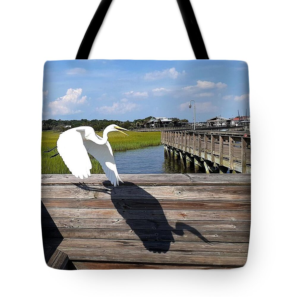 18 X 24 Print On Canvas Tote Bag featuring the photograph Take Off by Victor Thomason