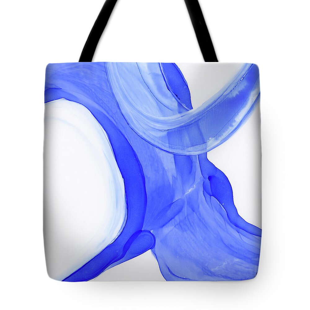 Alcohol Tote Bag featuring the painting Tapping In by KC Pollak