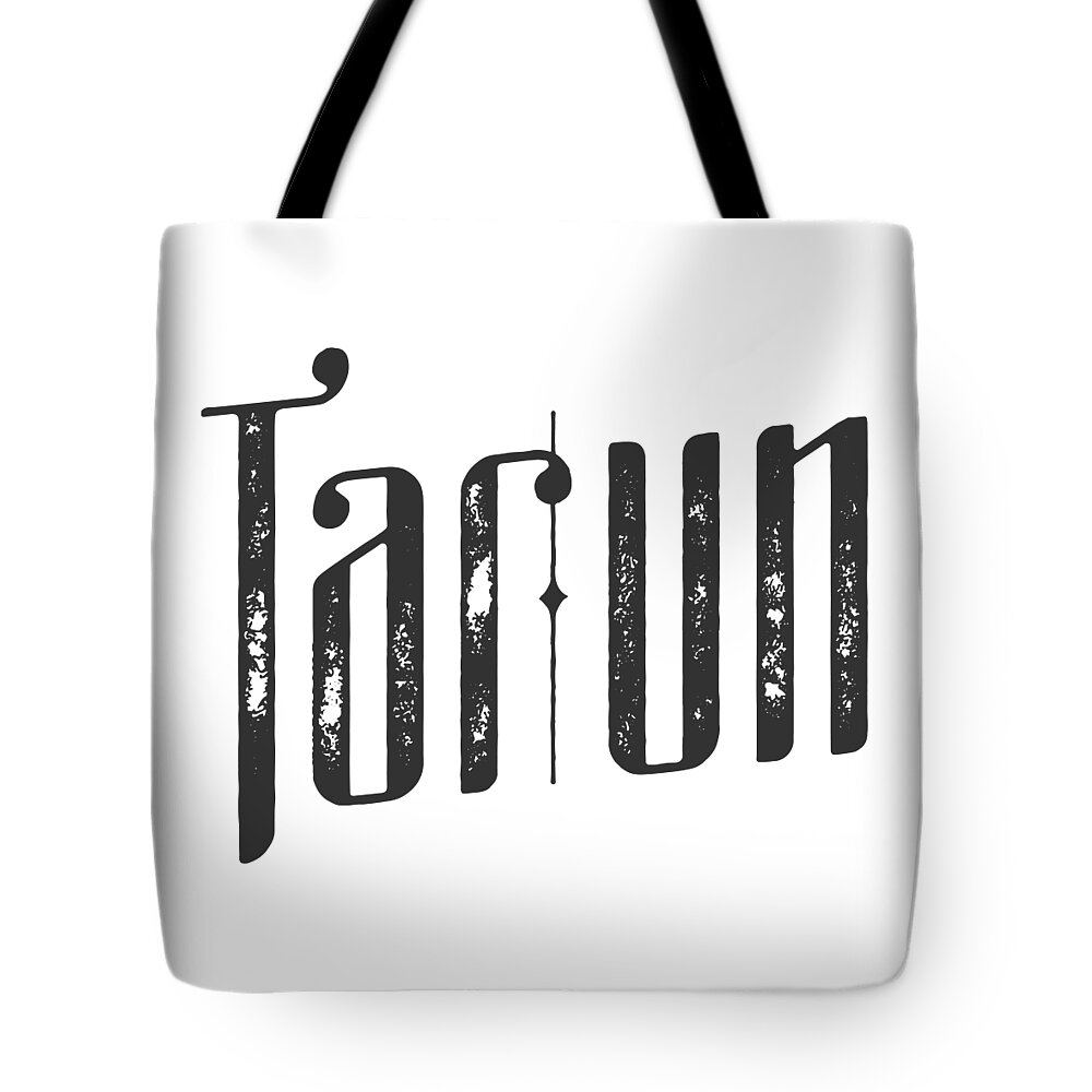 Tarun Tote Bag featuring the digital art Tarun by TintoDesigns