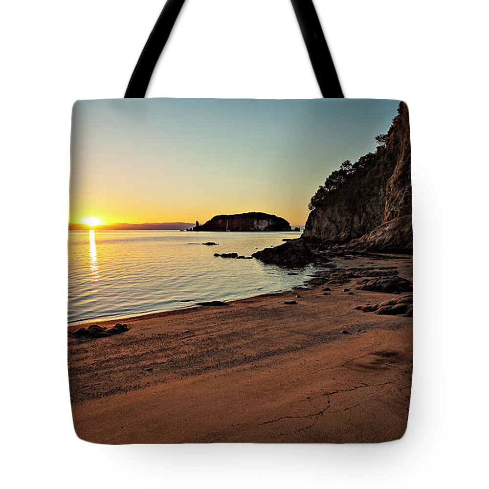New-zealand Tote Bag featuring the photograph TaTa Beach by Gary Johnson