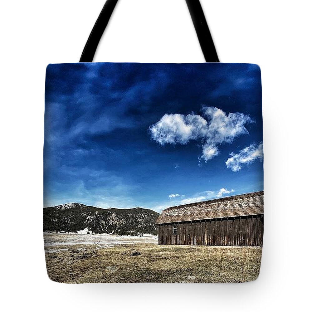 Dan Miller Tote Bag featuring the photograph Ted Johnson Barn by Dan Miller