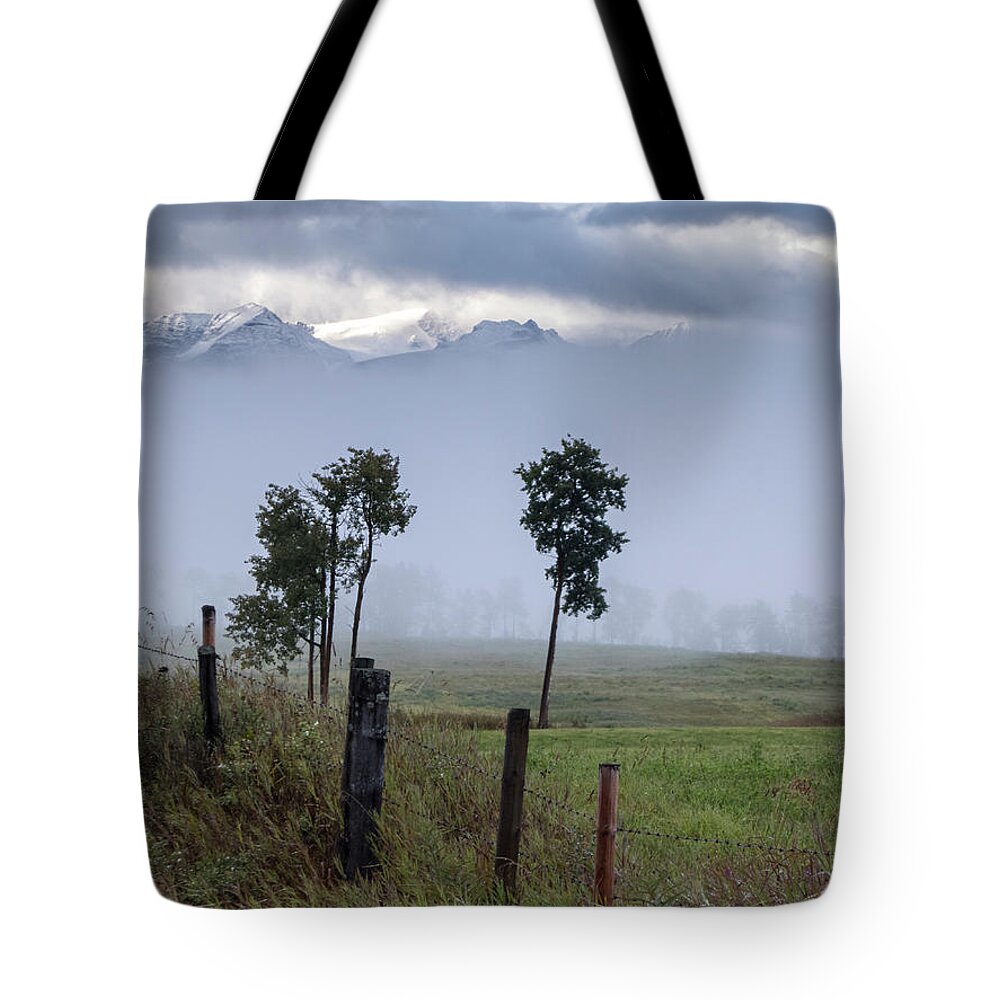 British Columbia Tote Bag featuring the photograph Telkwa High Road by Mary Lee Dereske