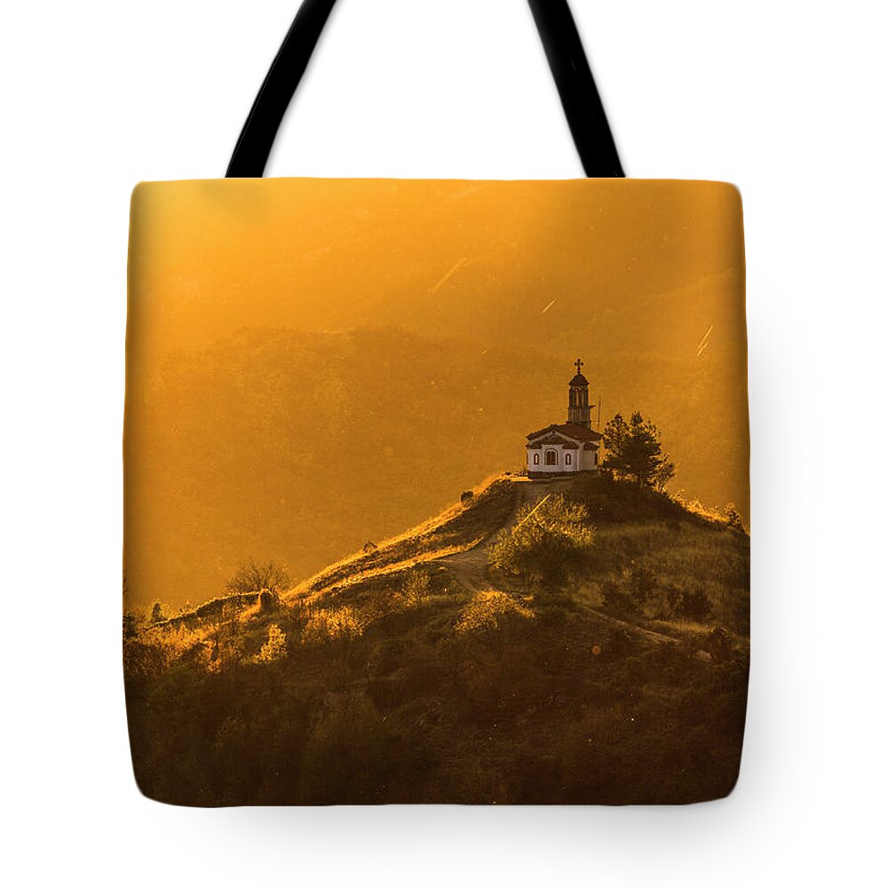 Bulgaria Tote Bag featuring the photograph Temple In a Holy Mountain by Evgeni Dinev
