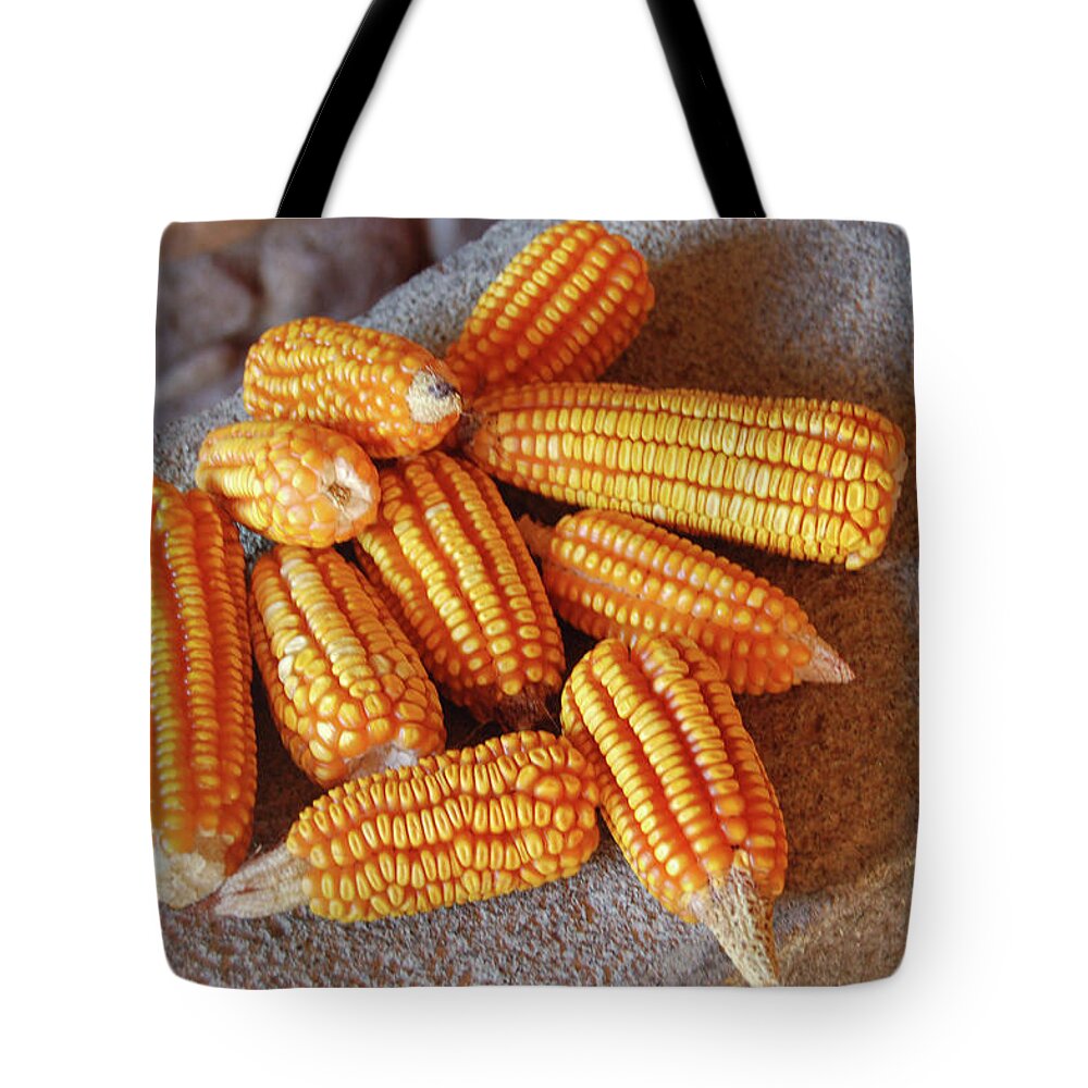Teotitlan Tote Bag featuring the photograph Teotitlan Still Life by William Scott Koenig