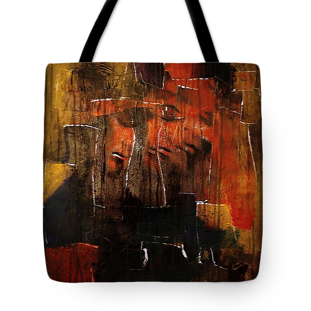 Surreal Tote Bag featuring the painting Test for Deconstruction by Mario Sanchez Nevado