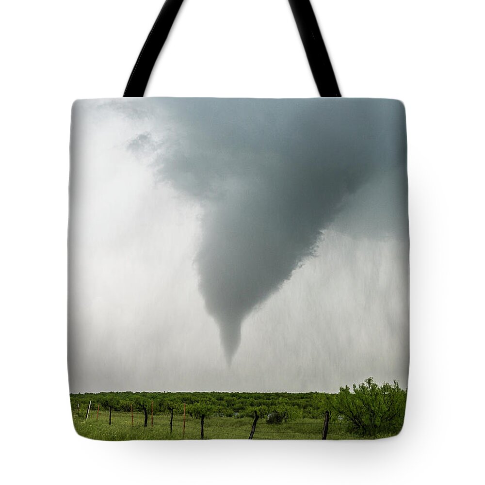 Tornado Tote Bag featuring the photograph Texas Tornado by Marcus Hustedde