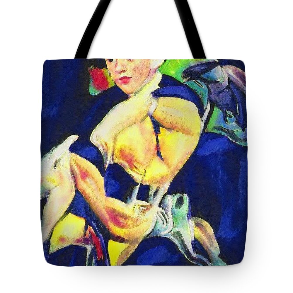 Tote Bag featuring the painting That was then, This is now 22 by Kasey Jones