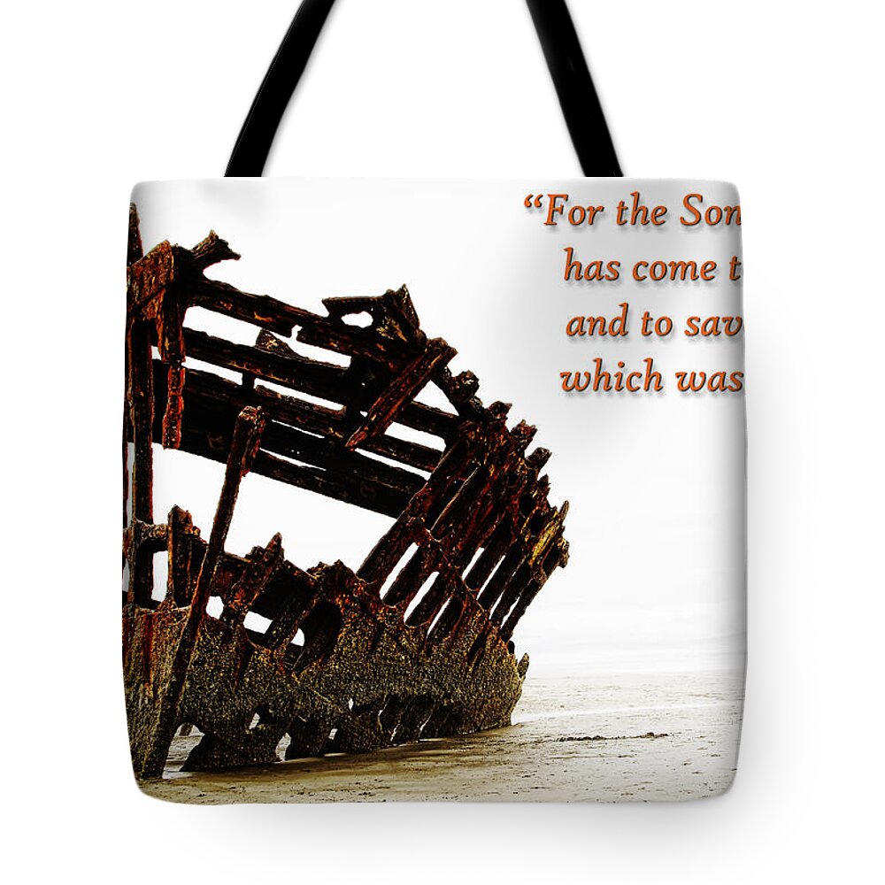 Verse Tote Bag featuring the photograph That Which Was Lost by Lincoln Rogers