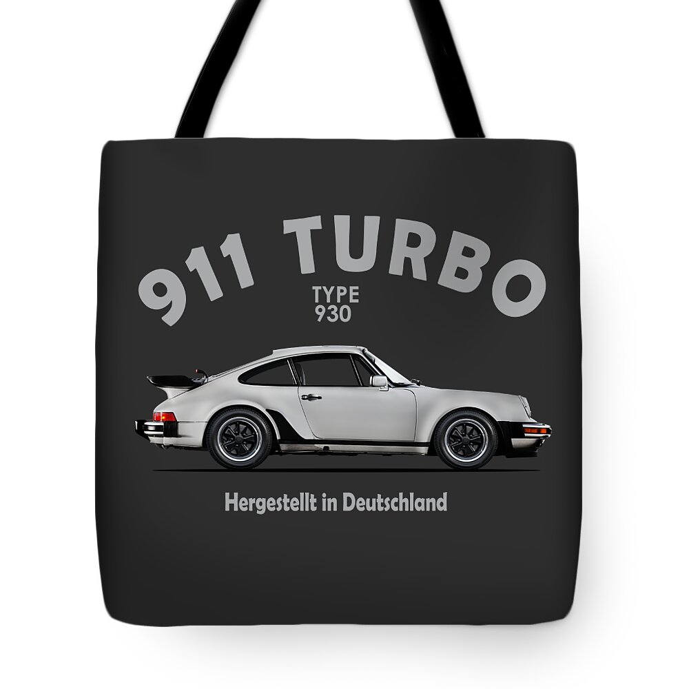 Porsche 911 Turbo Tote Bag featuring the photograph The 911 Turbo 1984 by Mark Rogan