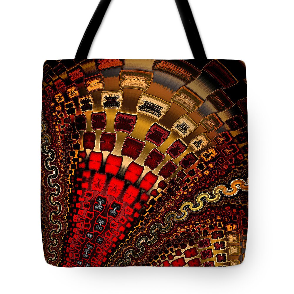 Vic Eberly Tote Bag featuring the digital art The Announcement by Vic Eberly