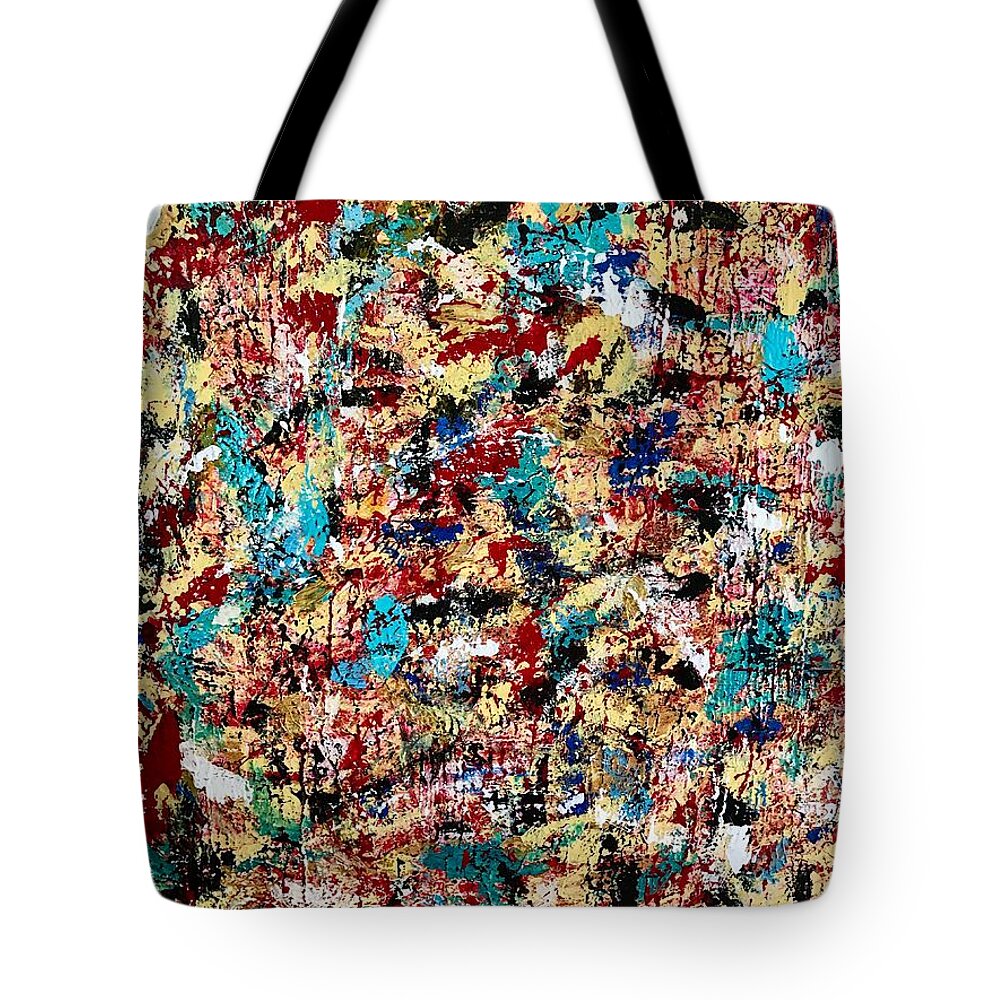 Colors Tote Bag featuring the painting The Beauty of Diversity by Medge Jaspan