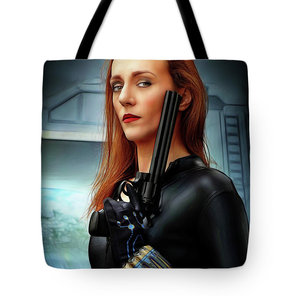 Black Widow Tote Bag featuring the photograph The Black Widow Maker by Jon Volden