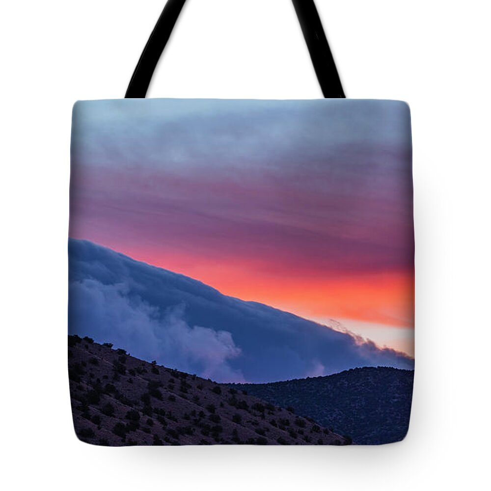 Landscape Tote Bag featuring the photograph The Blue Wave by Seth Betterly