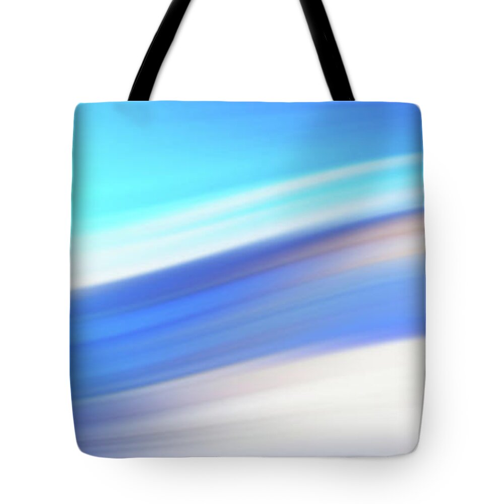 Blue Tote Bag featuring the photograph The Blue Wave by Stefano Senise