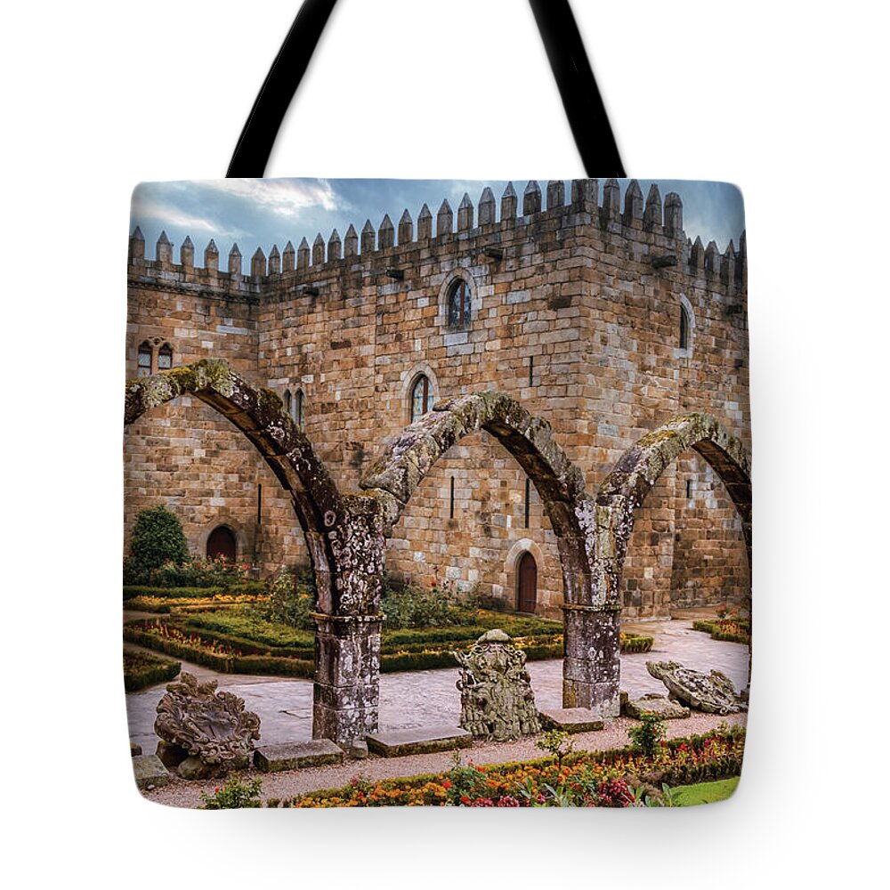 Portugal Tote Bag featuring the photograph The Braga Archbishop's Palace by Micah Offman