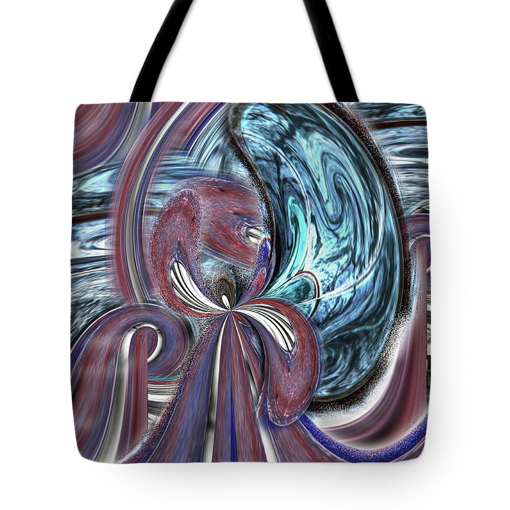 Abstract Tote Bag featuring the photograph The Butterfly Effect by Wayne King