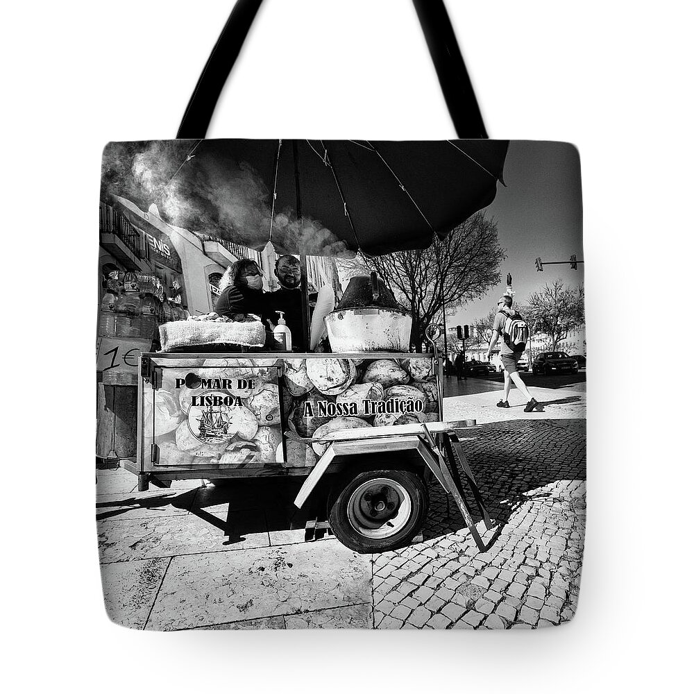 Typical Tote Bag featuring the photograph The chestnut lovers by Micah Offman