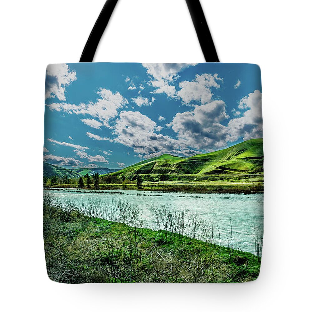 The Clearwater River Tote Bag featuring the photograph The Clearwater River by David Patterson