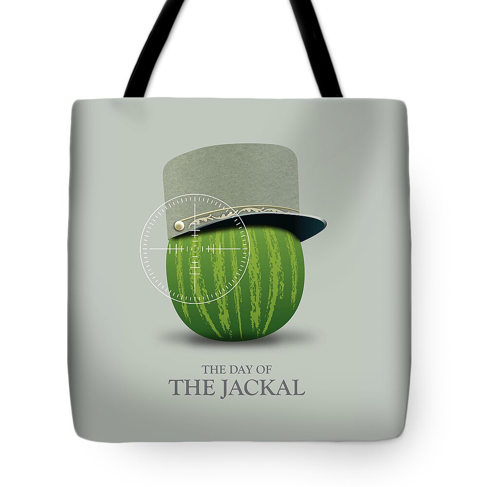 The Day Of The Jackal Tote Bag featuring the digital art The Day of the Jackal - Alternative Movie Poster by Movie Poster Boy