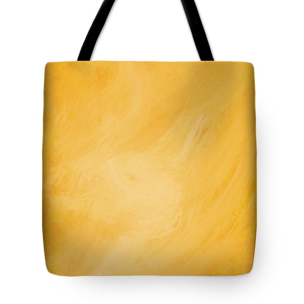Abstract Tote Bag featuring the digital art The Desert - Modern Colorful Abstract Digital Art by Sambel Pedes