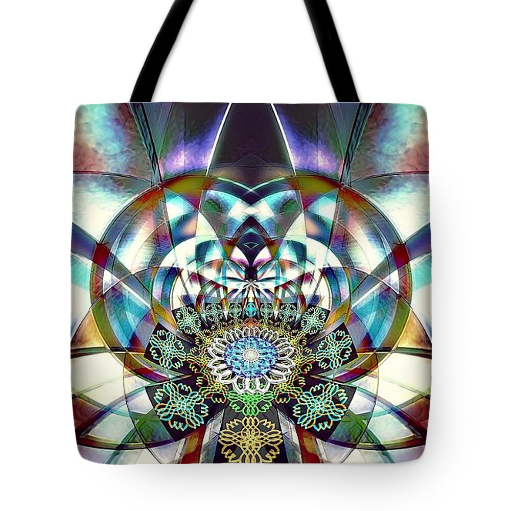 Pilot Tote Bag featuring the digital art The Dragonfly Pilot by David Manlove