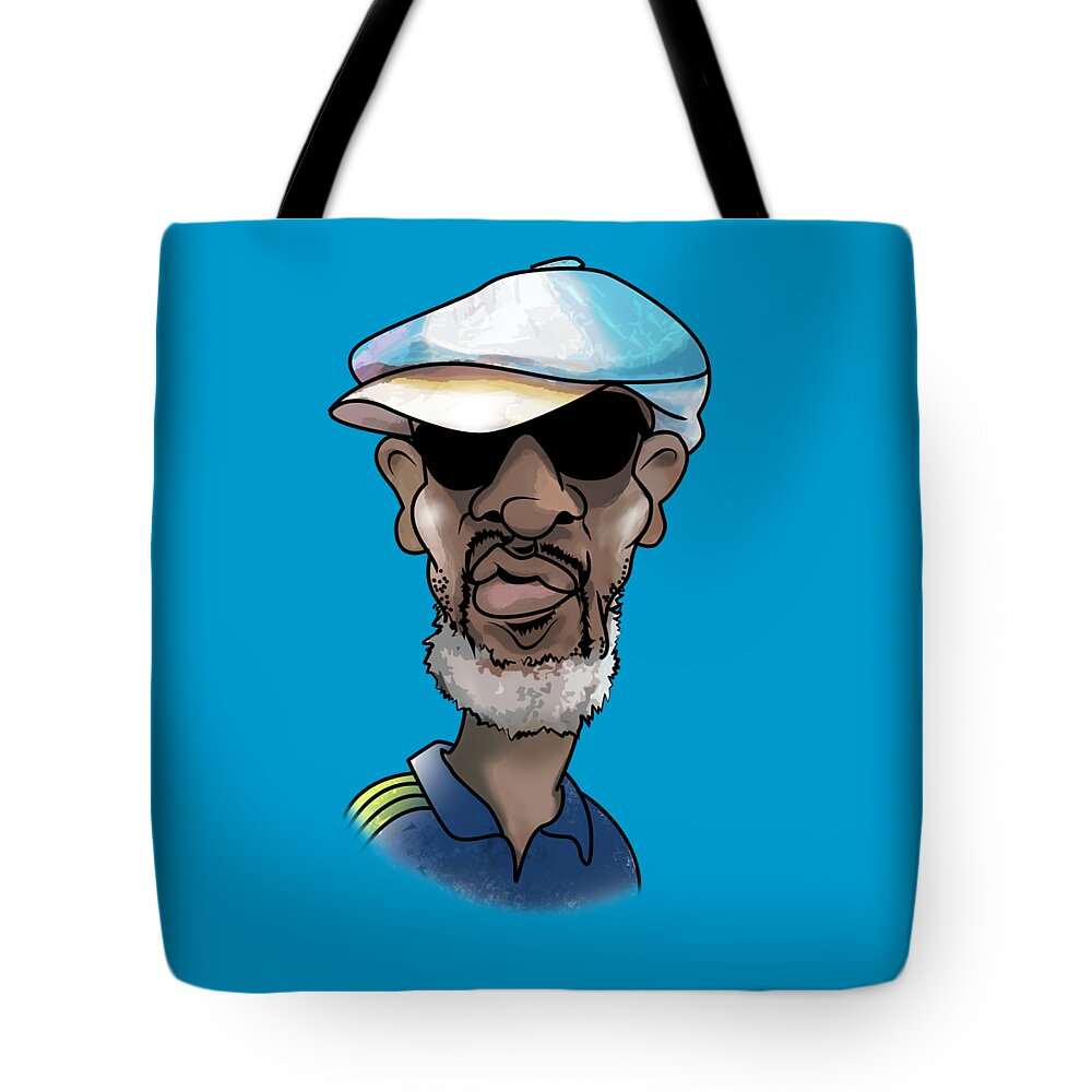  Tote Bag featuring the digital art The Duke Of Funk by Tony Camm