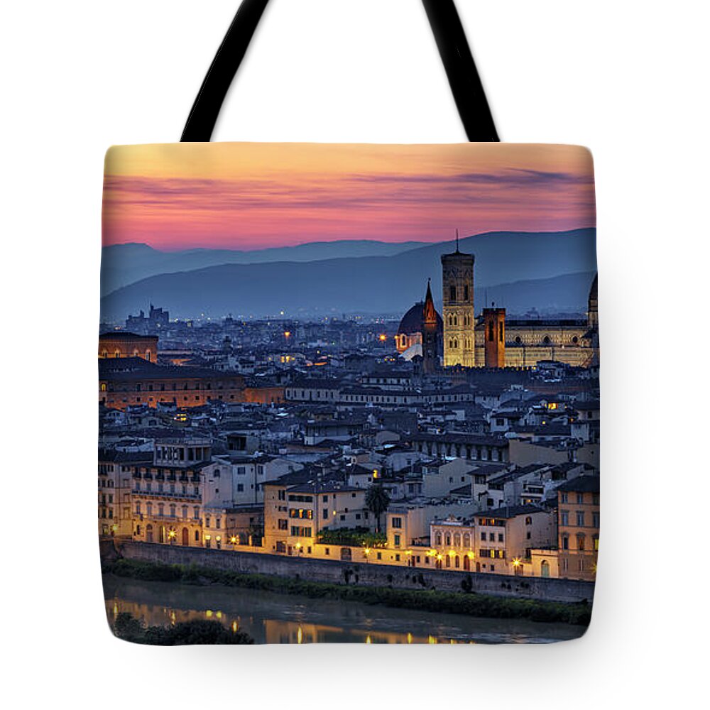 Gary Johnson Tote Bag featuring the photograph The Duomo in Florence, Italy by Gary Johnson