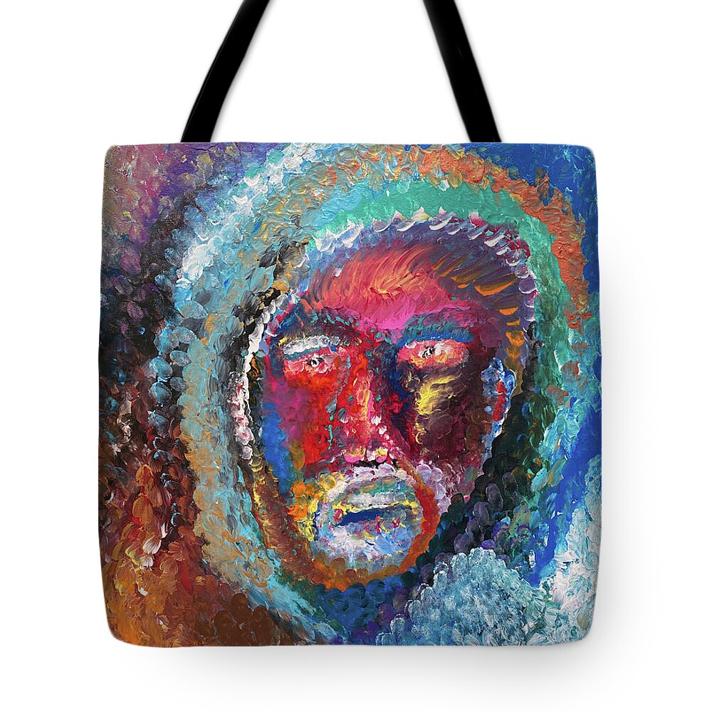 Impressionism Tote Bag featuring the painting The Elder by Jeff Malderez