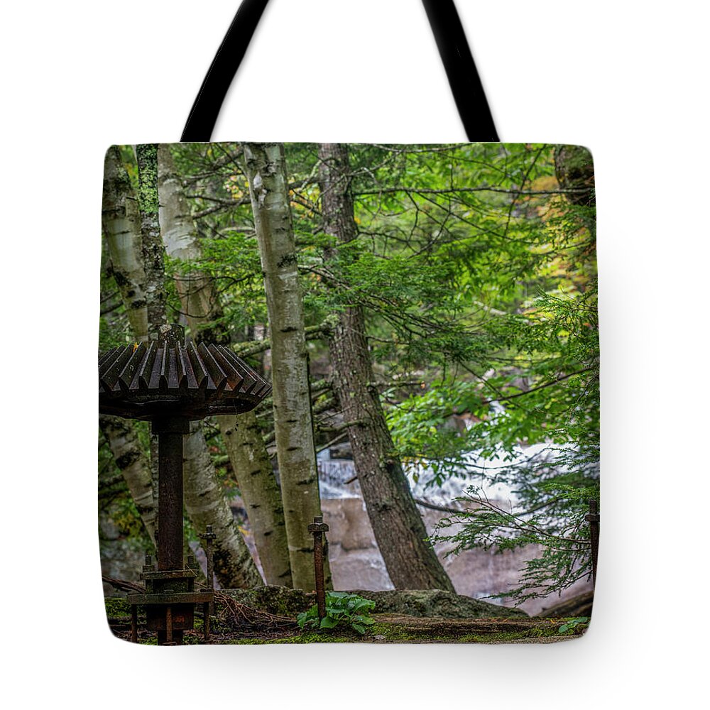 Factory Tote Bag featuring the photograph The Factory Remains by Regina Muscarella