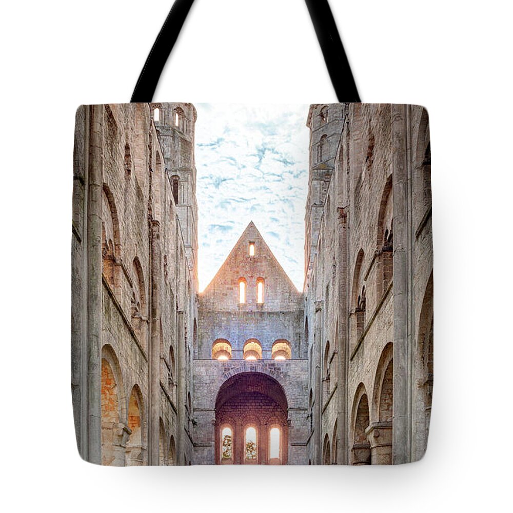 Abbey Tote Bag featuring the photograph The forgotten Abbey 3 by Weston Westmoreland