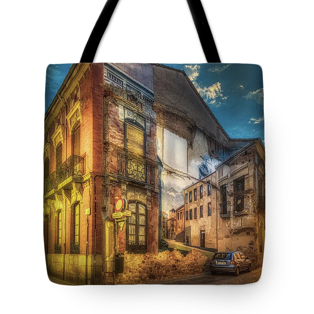 Forgotten Tote Bag featuring the photograph The forgotten illusion by Micah Offman
