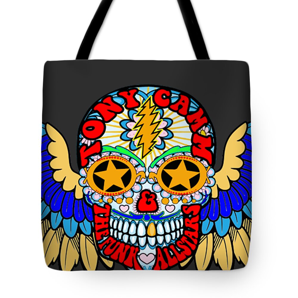  Tote Bag featuring the digital art The Funk Has Wings by Tony Camm