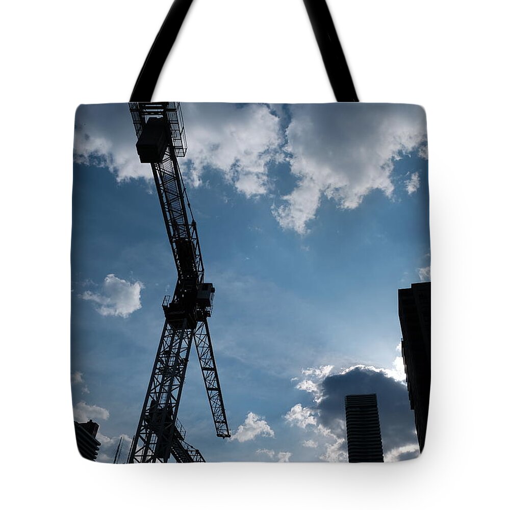 Sky Tote Bag featuring the photograph The Future Looks The Same by Kreddible Trout