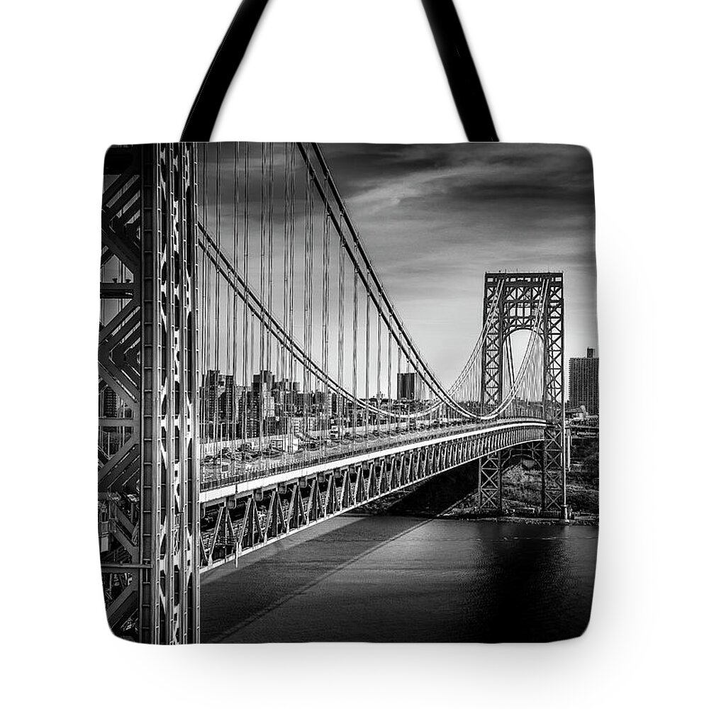 Fort Lee Historic Park Tote Bag featuring the photograph The George by Penny Polakoff