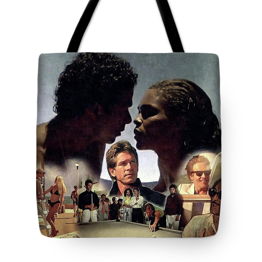 Miami Vice Tote Bag featuring the digital art The Great McCarthy by Mark Baranowski