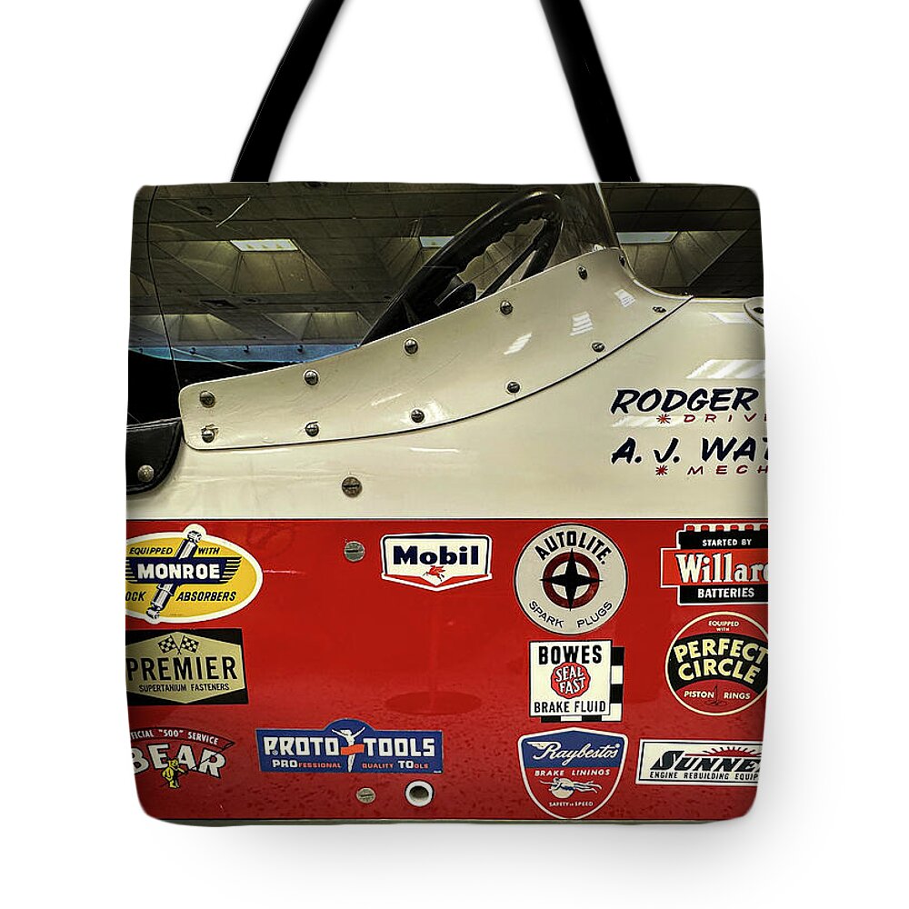  Tote Bag featuring the photograph The Great Roger Ward by Josh Williams
