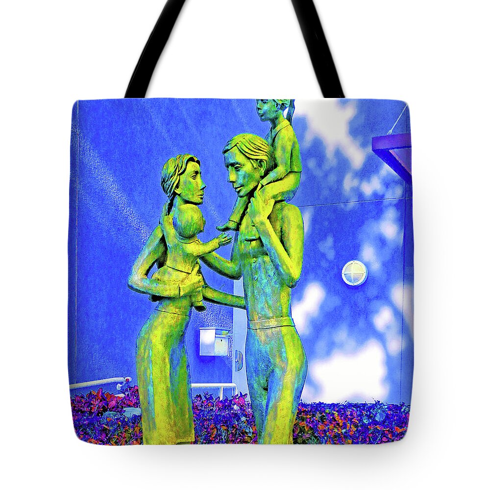 Green Tote Bag featuring the photograph The Green Family by Andrew Lawrence