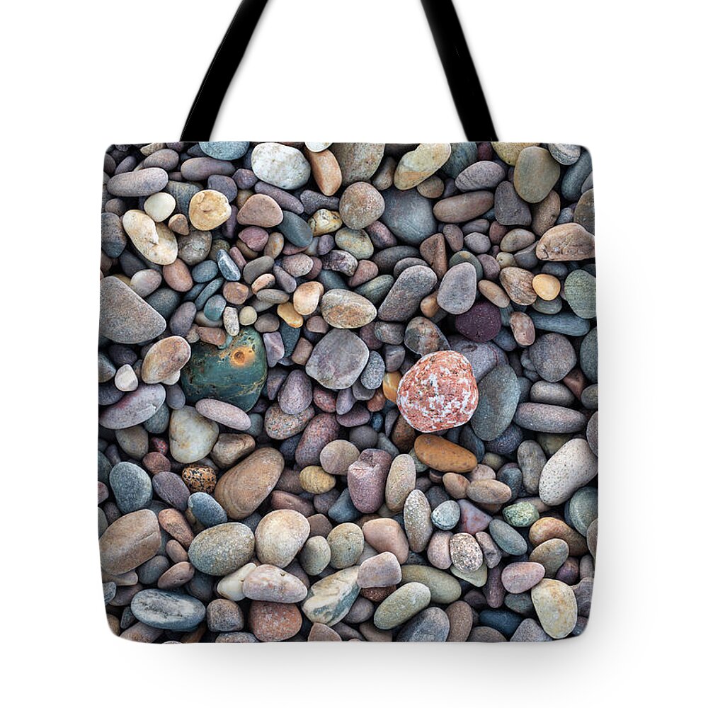 Pebble Tote Bag featuring the photograph The Green Stone by Tim Gainey