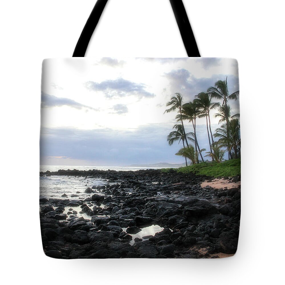 Hawaii Tote Bag featuring the photograph The Grey Sunset by Robert Carter