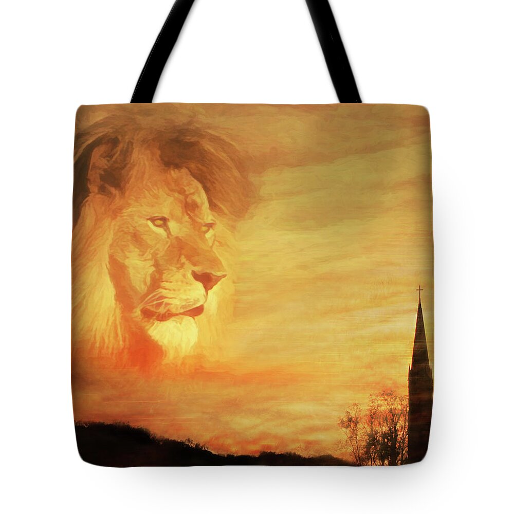 Fine Art Tote Bag featuring the photograph The Guardian by Shara Abel