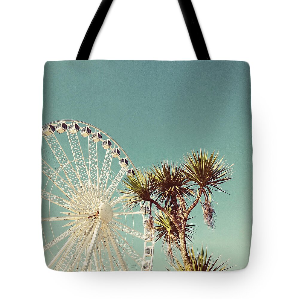 Palm Tree Tote Bag featuring the photograph The Height of Summer by Cassia Beck