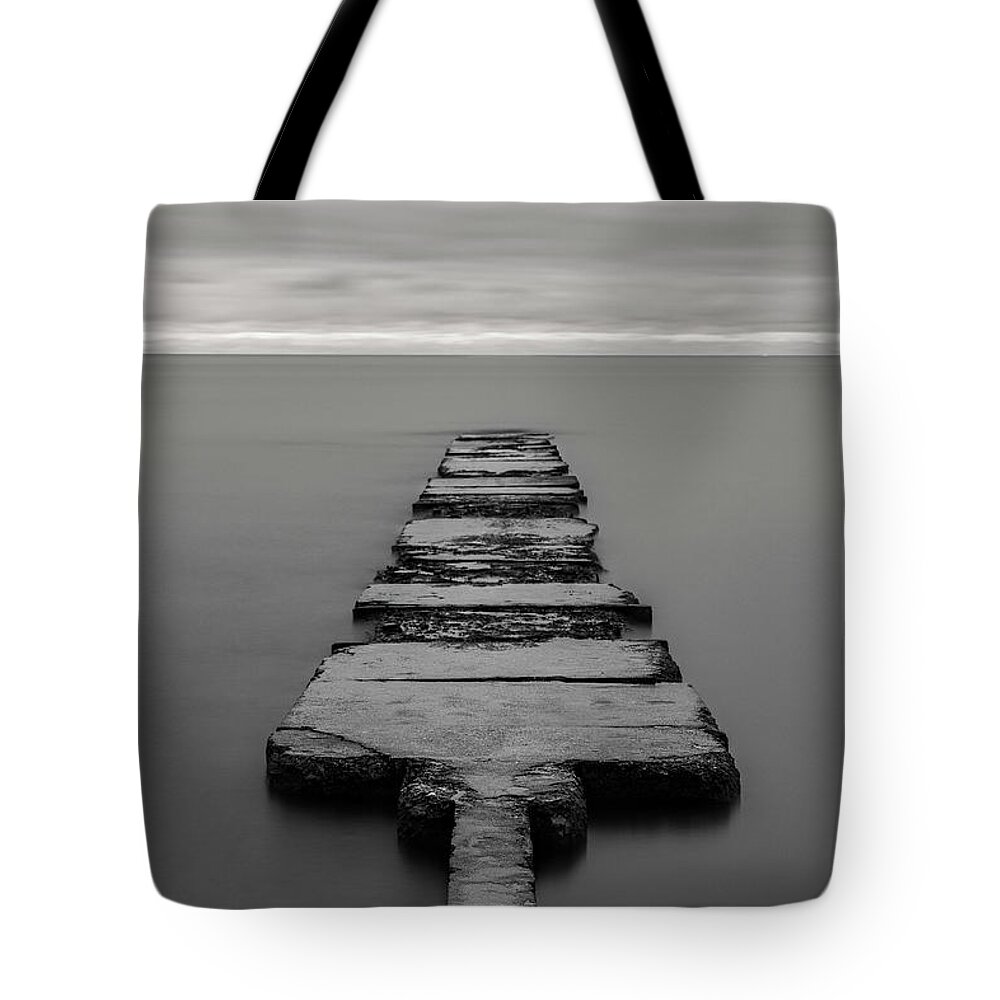 Jetty Tote Bag featuring the photograph The Jetty by Nate Brack