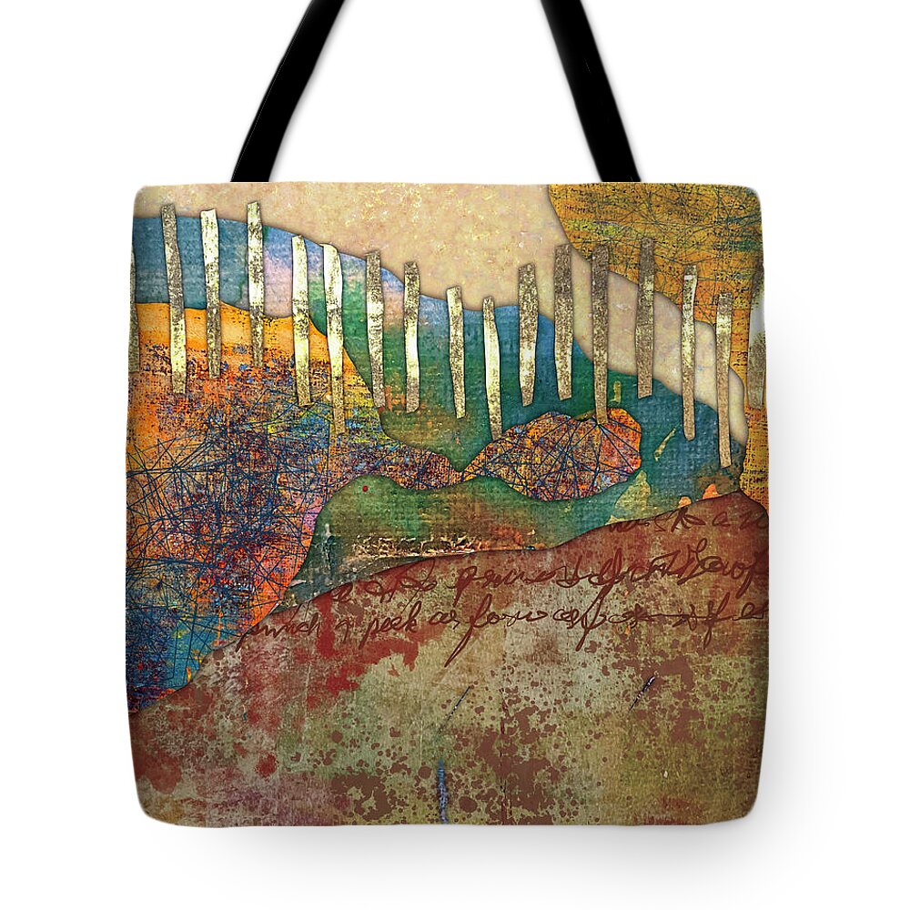 Journey Tote Bag featuring the digital art The Journey by Judi Lynn