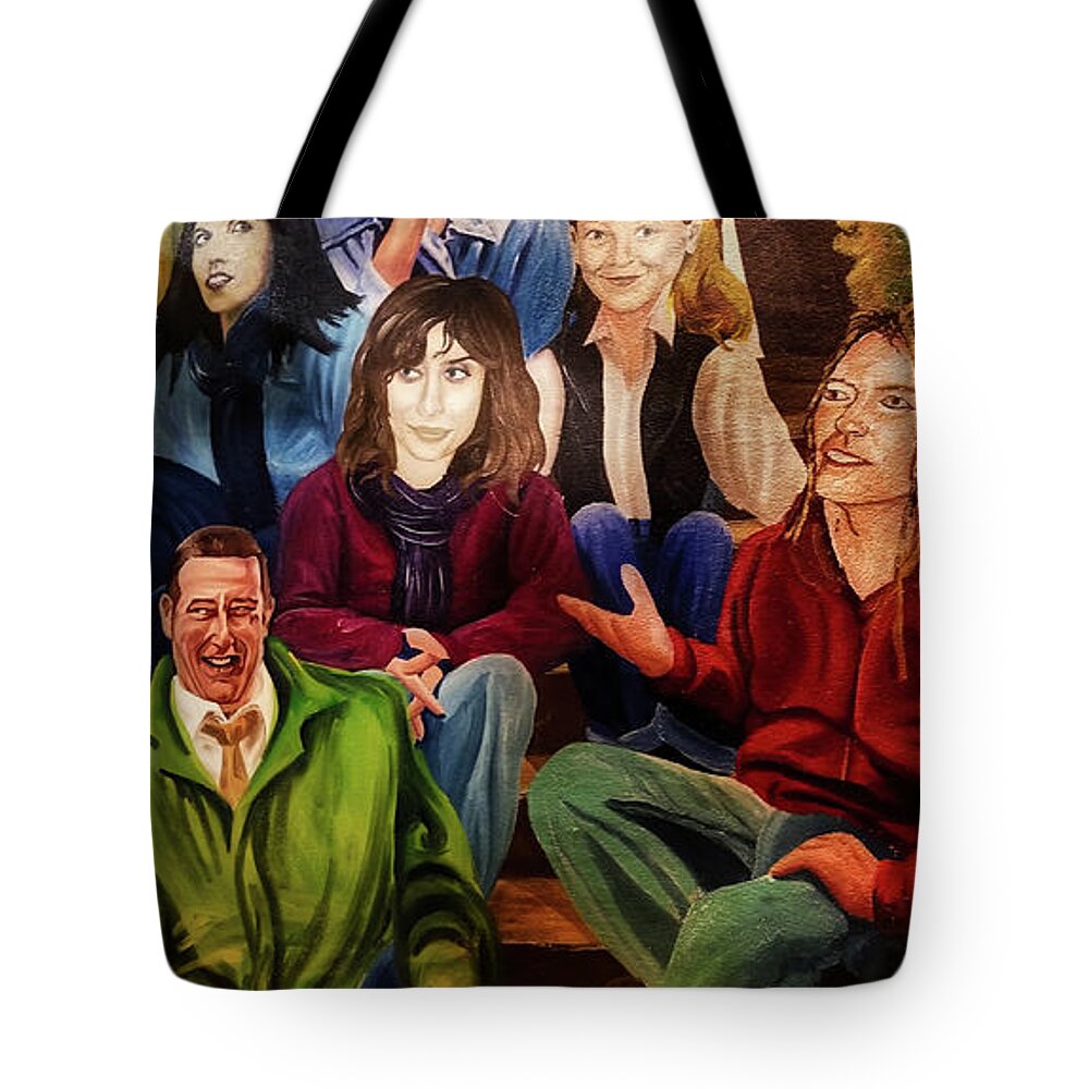 Mural Tote Bag featuring the photograph The Jury by Gene Taylor