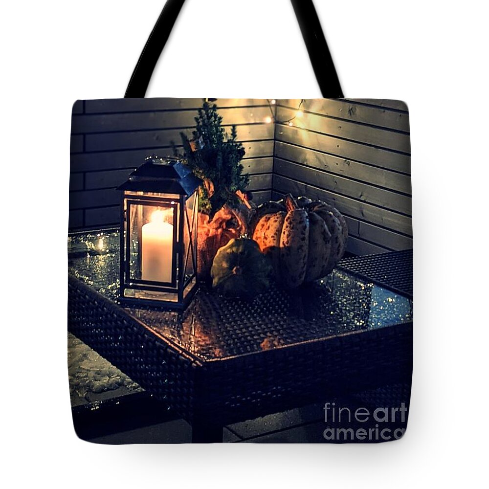 Outside Tote Bag featuring the photograph The Lantern by Claudia Zahnd-Prezioso