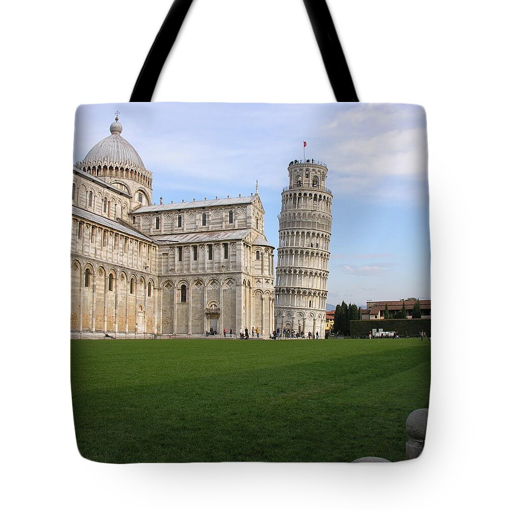 The Leaning Tower Of Pisa Tote Bag featuring the photograph The Leaning Tower of Pisa by Regina Muscarella