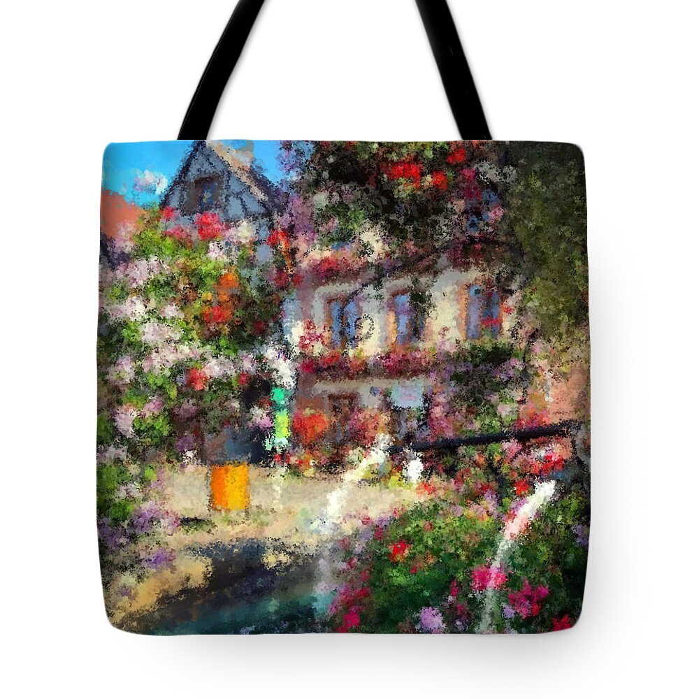  Tote Bag featuring the digital art The little corner by Armin Sabanovic