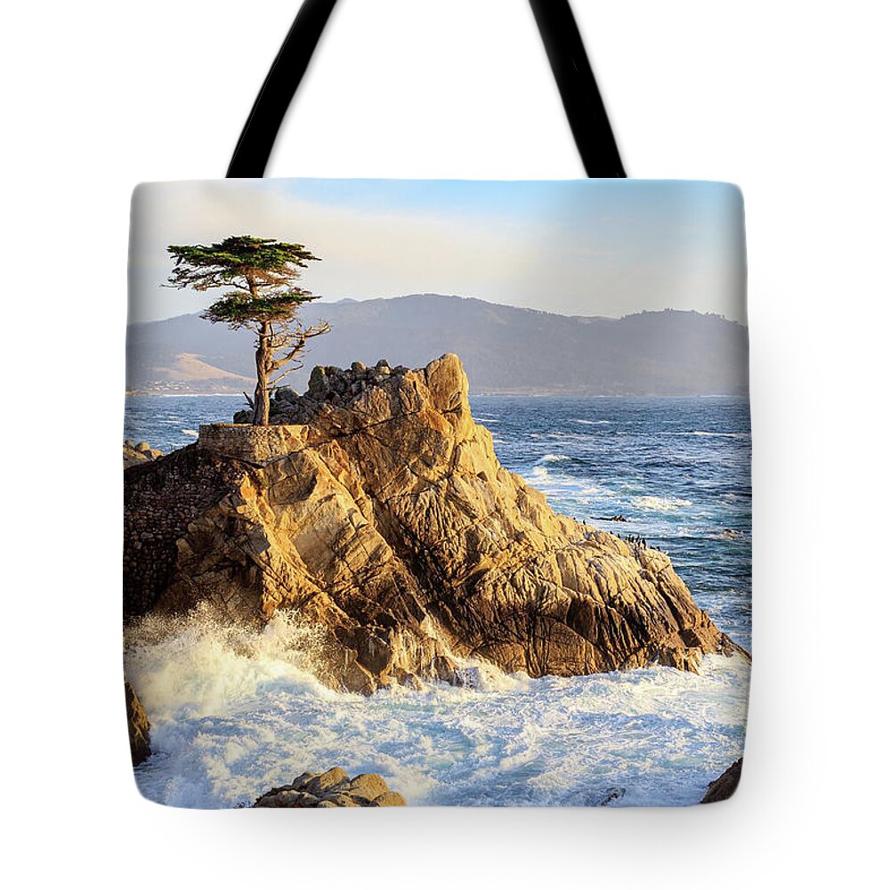Ngc Tote Bag featuring the photograph The Lone Cypress by Robert Carter