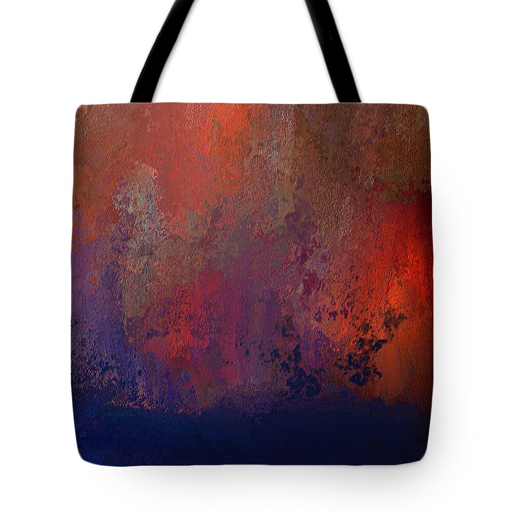  Tote Bag featuring the digital art The Maelstrom Within by Rein Nomm